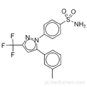 Benzenossulfonamida, 4- [5- (3-metilfenil) -3- (trifluorometil) -1H-pirazol-1-il] - CAS 170570-01-1